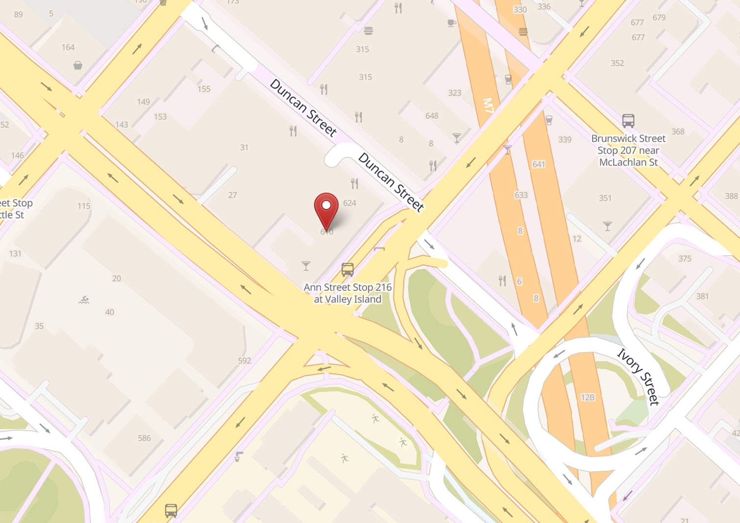 610 Ann Street map