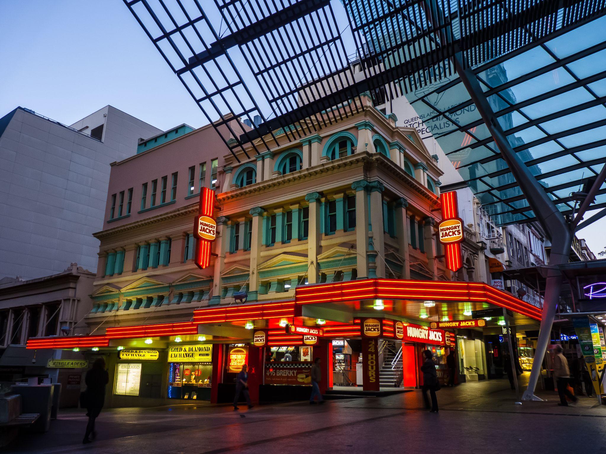 The Famous Hungry Jack's in Brisbane